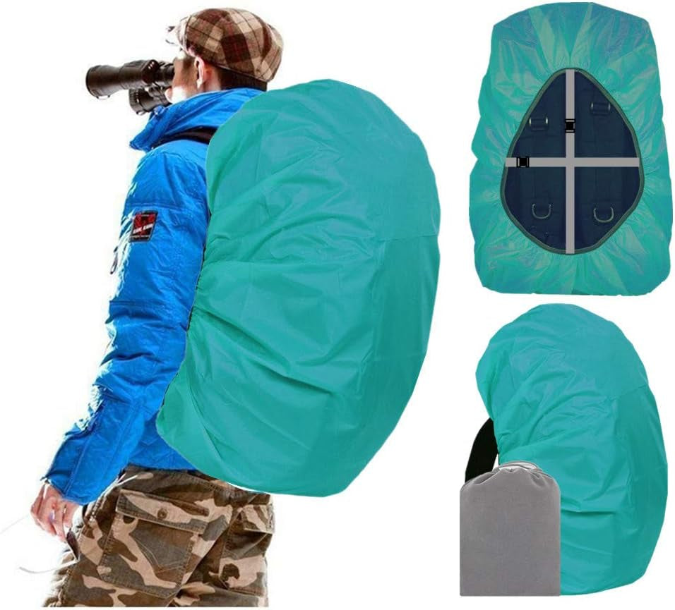 Waterproof Backpack Rain Cover, 12000Mm Ultra-Waterproof, Upgraded Ultra-Strong Multilayers, Antislip Buckle Strap