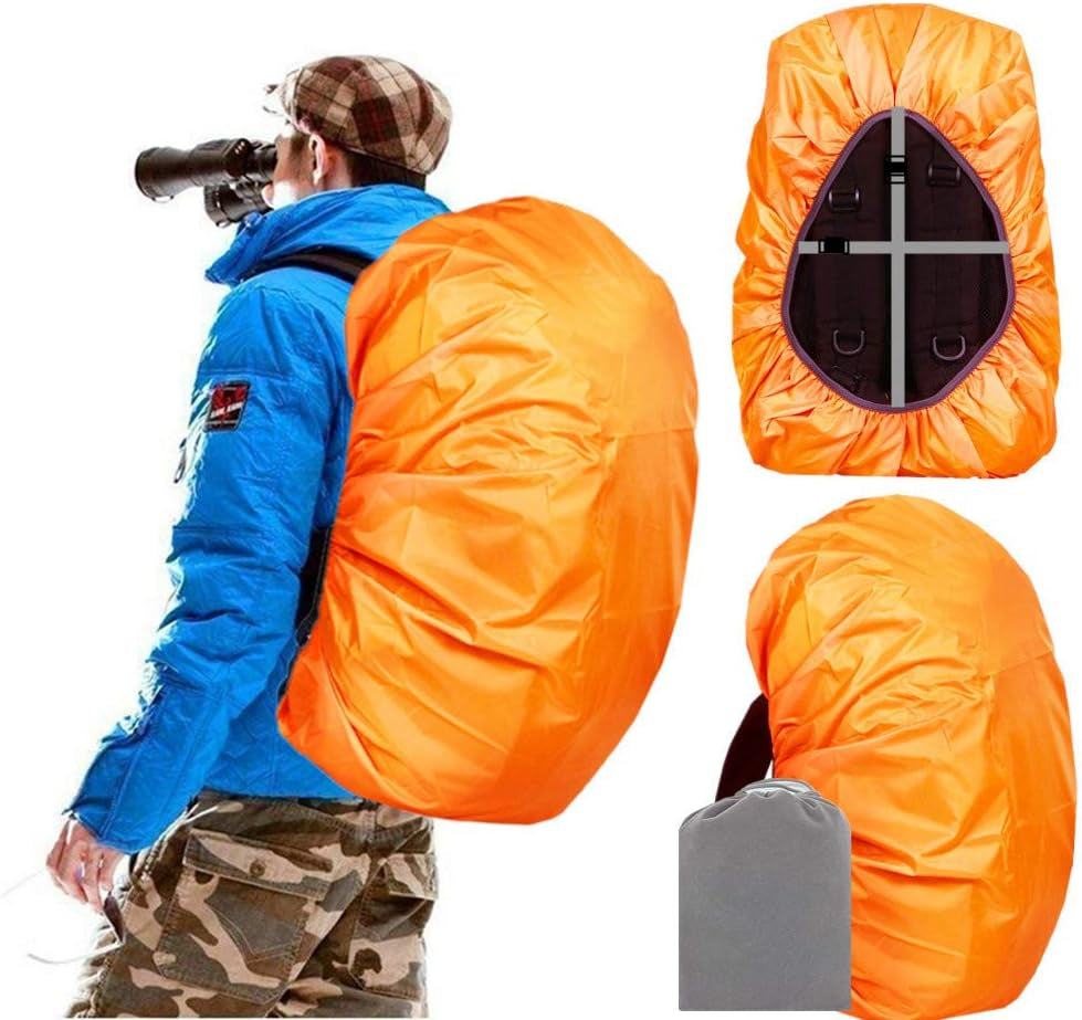 Waterproof Backpack Rain Cover, 12000Mm Ultra-Waterproof, Upgraded Ultra-Strong Multilayers, Antislip Buckle Strap