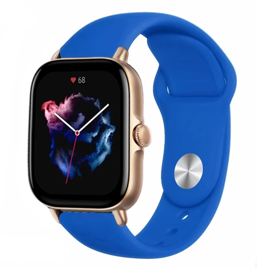 20Mm 22Mm Watch Strap for  Gts/4/3/2/Gts2/4 Mini/Gtr4/3/2/2E/47Mm Smartwatch Silicone Bracelet Watchabnd  Gts Band