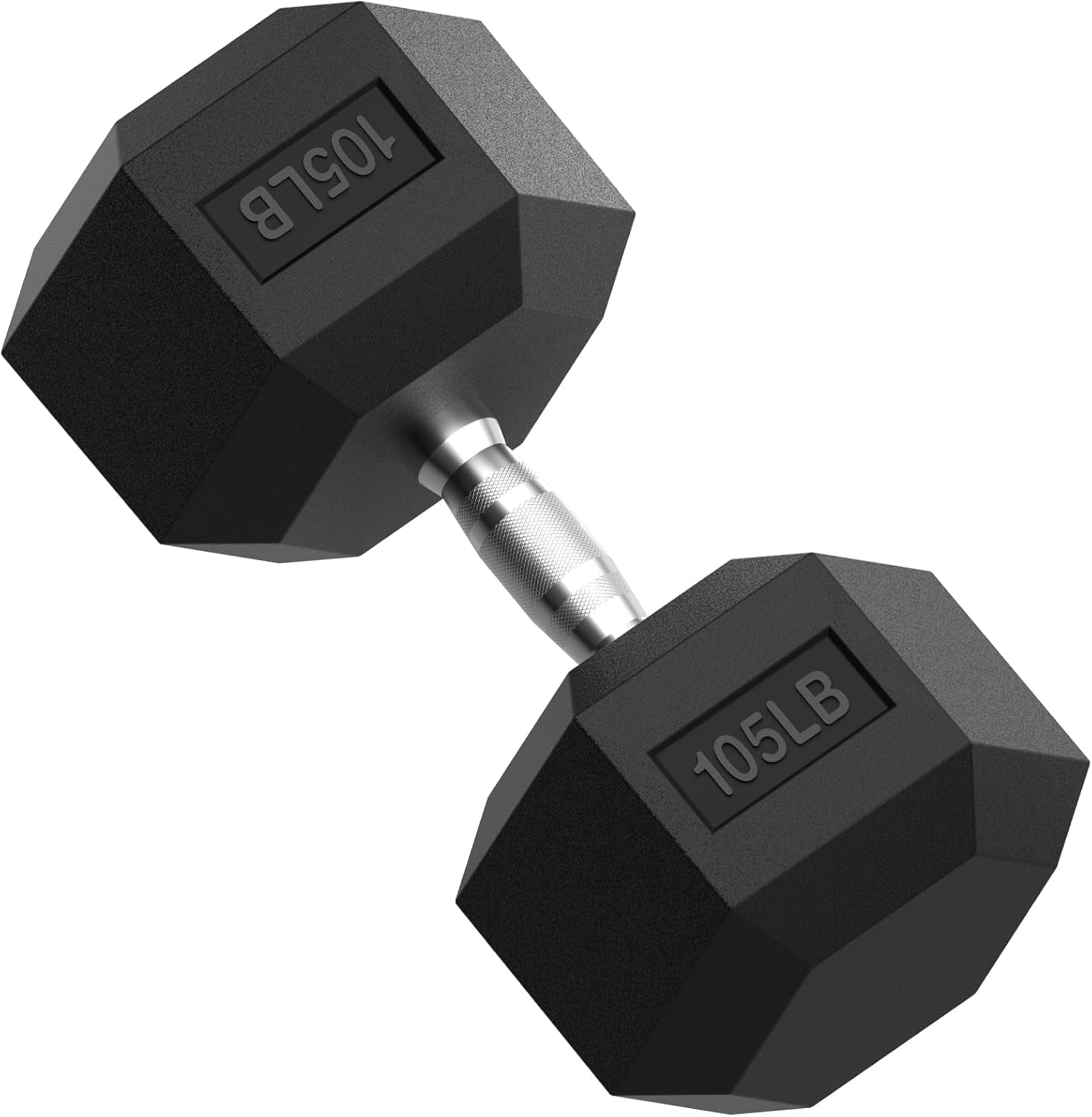 HEX Dumbbell Set 2.5-125Lb, Rubber Encased Home Gym Dumbbells, Exercise & Fitness Weights Dumbbells for Women & Men, Hand Weight for Strength Training