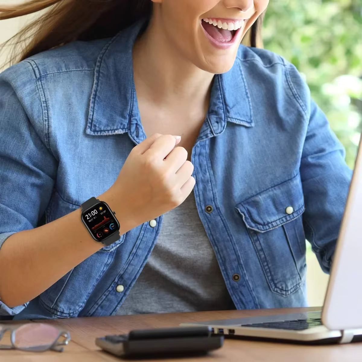 20Mm 22Mm Watch Strap for  Gts/4/3/2/Gts2/4 Mini/Gtr4/3/2/2E/47Mm Smartwatch Silicone Bracelet Watchabnd  Gts Band