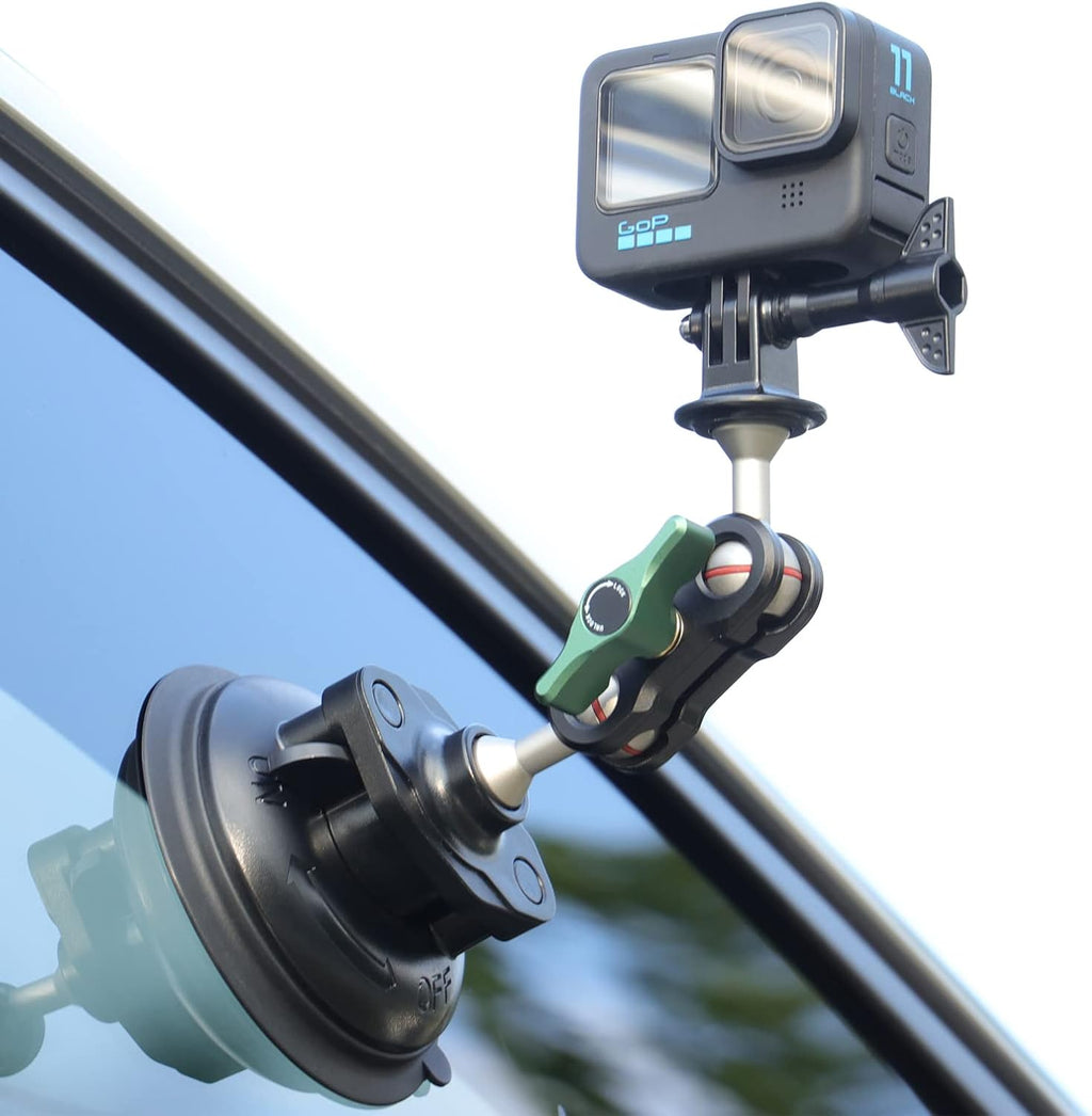 S1 Powerful Sports Camera Suction Cup Car Mount for Gopro Hero 13/12/11/10/9/
