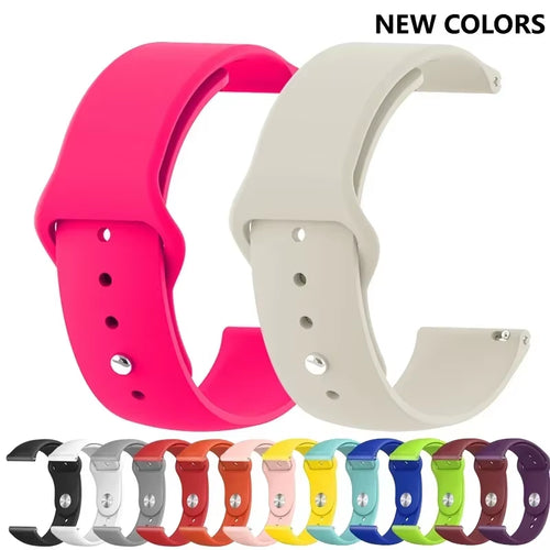 20Mm 22Mm Watch Strap for  Gts/4/3/2/Gts2/4 Mini/Gtr4/3/2/2E/47Mm Smartwatch Silicone Bracelet Watchabnd  Gts Band