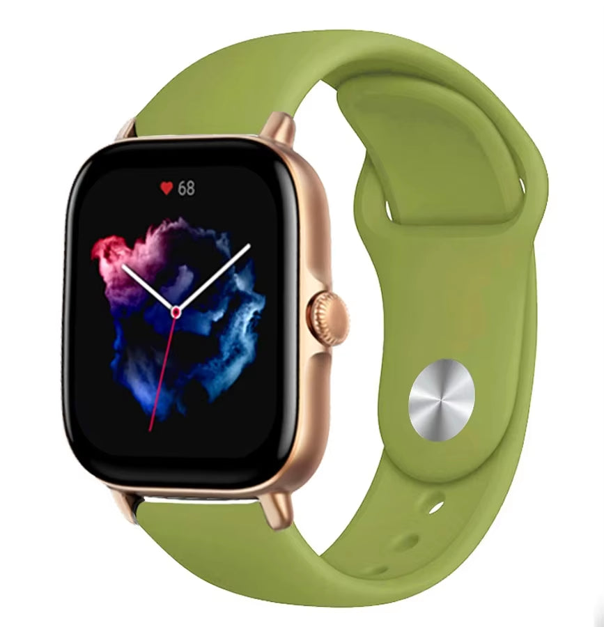 20Mm 22Mm Watch Strap for  Gts/4/3/2/Gts2/4 Mini/Gtr4/3/2/2E/47Mm Smartwatch Silicone Bracelet Watchabnd  Gts Band