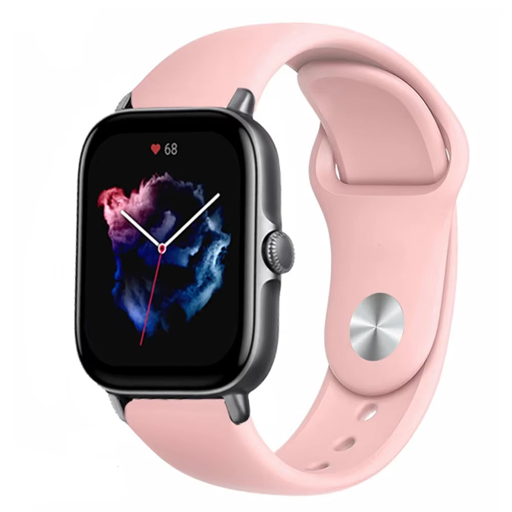 20Mm 22Mm Watch Strap for  Gts/4/3/2/Gts2/4 Mini/Gtr4/3/2/2E/47Mm Smartwatch Silicone Bracelet Watchabnd  Gts Band