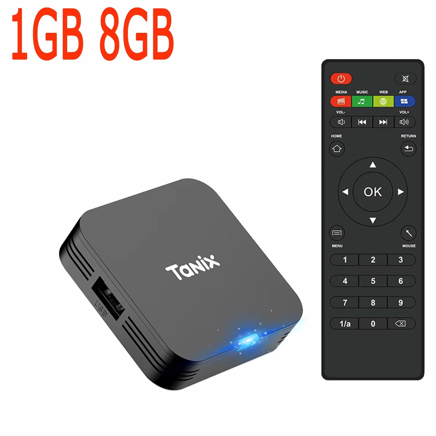 TANIX TX1 Android 10.0 Allwinner H313 Quad Core 4K HDR Mini Game TV Stick 2.4G Wifi RAM 1GB 2GB ROM 8GB 16GB Smart TV Box