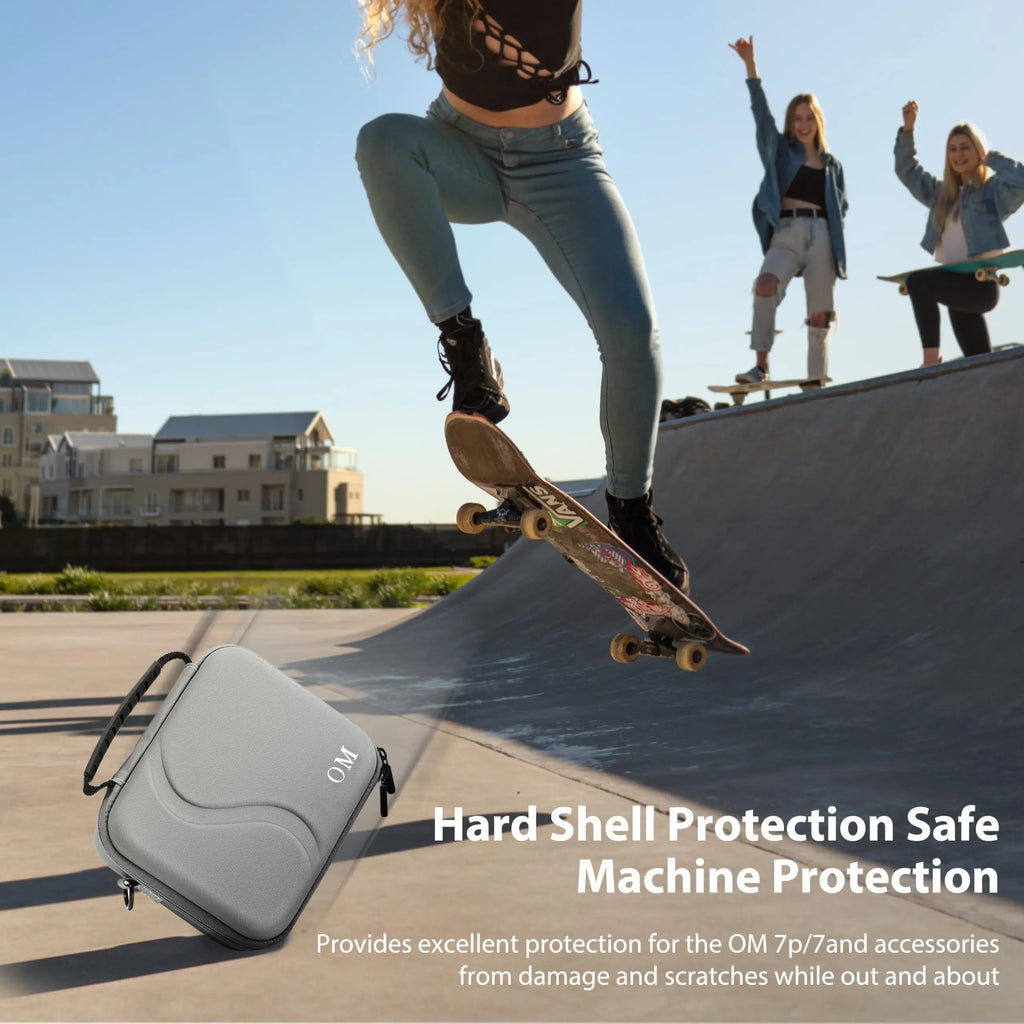 Osmo Mobile 7P Case,Portable PU Shoulder Bag for  OM 7 Pro/7 Gimbal Stabilizer Travel Case for  Osmo Mobile 7P Accessories