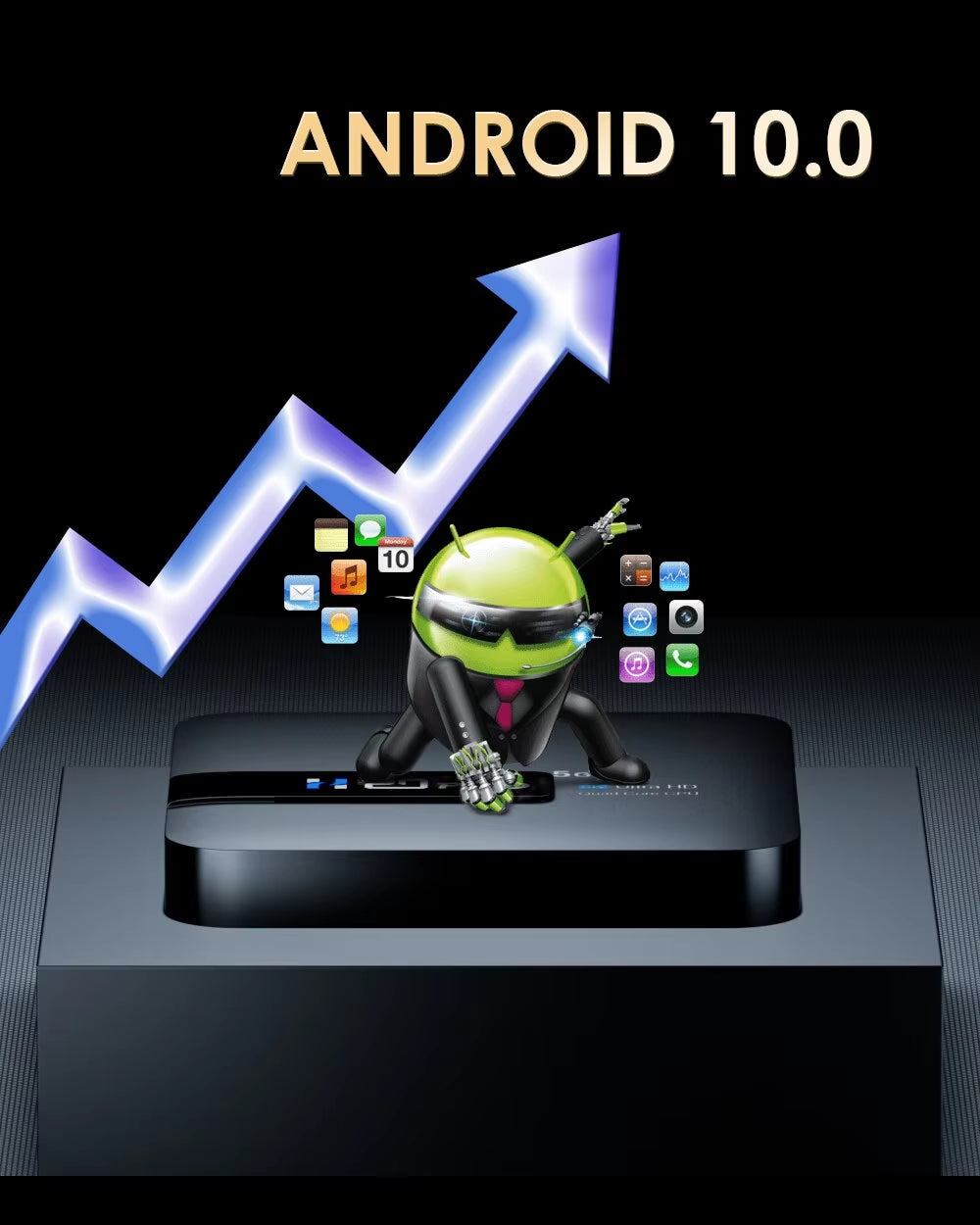 H20PRO Smart TV Box Wifi6 Android 10 6K 4K 3D Media Player TV Box Android 2.4G&5G WIFI Very Fast 1080P Set Top Box