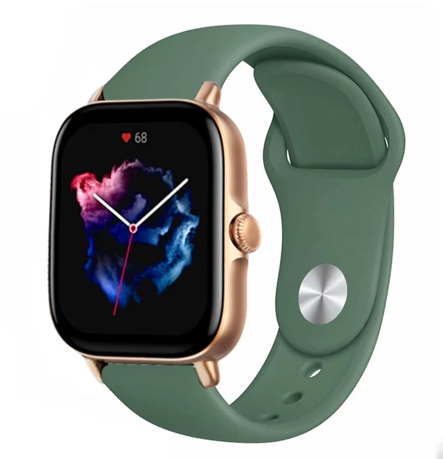 20Mm 22Mm Watch Strap for  Gts/4/3/2/Gts2/4 Mini/Gtr4/3/2/2E/47Mm Smartwatch Silicone Bracelet Watchabnd  Gts Band