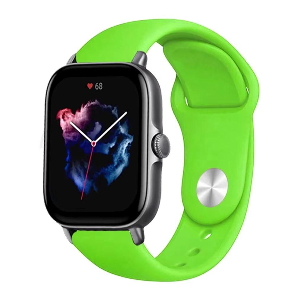 20Mm 22Mm Watch Strap for  Gts/4/3/2/Gts2/4 Mini/Gtr4/3/2/2E/47Mm Smartwatch Silicone Bracelet Watchabnd  Gts Band