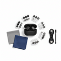 Complete Audio Set - Wireless Earbuds with Replacement Tips & Cleaning Cloths Bundle