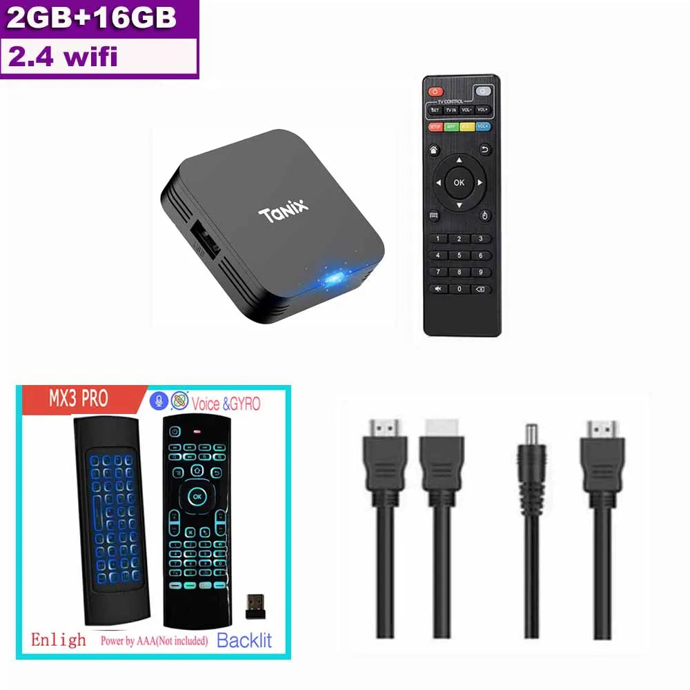 TANIX TX1 Android 10.0 Allwinner H313 Quad Core 4K HDR Mini Game TV Stick 2.4G Wifi RAM 1GB 2GB ROM 8GB 16GB Smart TV Box