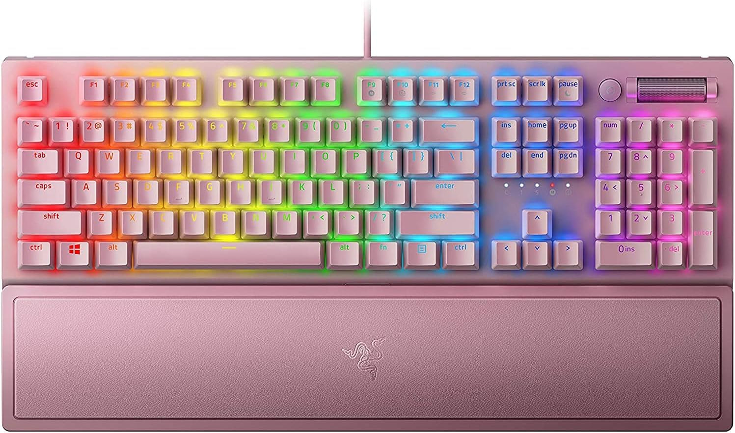 Blackwidow V3 Mechanical Gaming Keyboard: Green Mechanical Switches Tactile & Clicky - Chroma RGB - Compact Form Factor - Programmable Macros - Snap Tap
